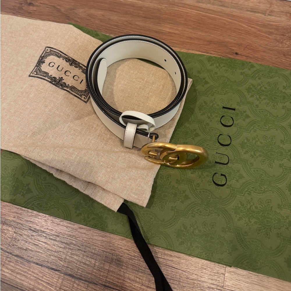 Gucci GG Marmont wide belt size 75